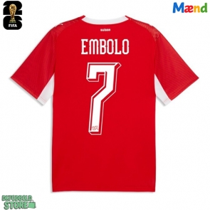 Schweiz Breel Embolo #7 Replika Hjemmebanetrøje VM 2026 Kortærmet